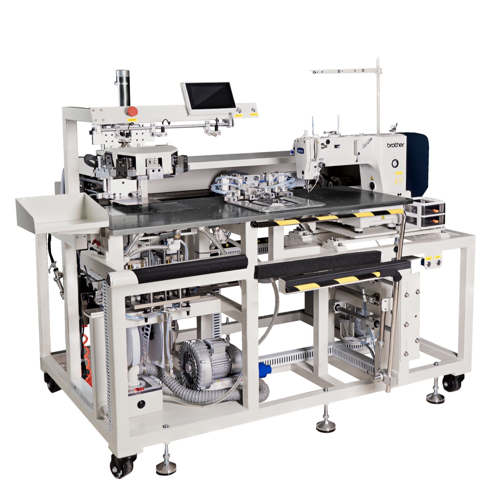 Automatic serging machine process reference